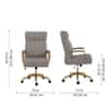 Doe Buck Derrus Premium Grey Executive Office Chair