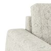 Granada Essential 1 Seater Fabric Sofa In Monochrome Paisley Colour