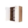 Nextstep 2 Door Floor Shoe Rack Noce Lyon
