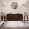 Windsor Premium 2 Seater Fabric Sofa in Deep Crimson Velvet Colour