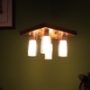 Eliante 4-Light Chandelier, Mild Steel Modern Ceiling Fixture For Living Room, Dining Room