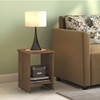 Nick Engineered Wood Side Table in Classic Walnut Finish