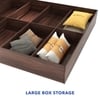 Yantra Engineered Wood Queen  Size Bed With Box Storage (Walnut Finish)