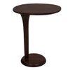 Cypress Solid Wood Side Table in Mahogany Finish