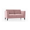 Lewis 2 Seater Fabric Sofa In Desert Rose Colour