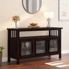 Rhodes 3 Door Solid Wood Sideboard in Mango Mahogany Finish