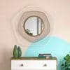 Lumo Metal Mirror In Brass Finish