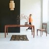 Aldrich Solid Wood 4 Seater Dining Table in Provincial Teak Finish