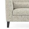 Lewis 1 Seater Fabric Sofa In Monochrome Paisley Colour