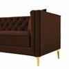 Haruko Fabric Sofa - Brown