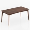 Saar Teak Wood 6 Seater Dining Table with 6 Tessa Dining Chair (Finish: Sienna Teak, Colour: Wheat Brown)