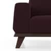 Granada Premium 3 Seater Fabric Sofa in Deep Plum Velvet Colour