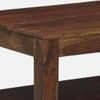Scout Rectangular Solid Wood Coffee Table In Teak Finish