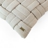 Basket Knit Pale Whisper Cushion Cover 16X16  Inches