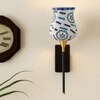 Devansh Metal Electric Wall Light in Black Colour with Multi Shade Count of 1 Light