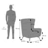 Aile Lounge chair In Dual Tone Classic Beige and Russet Brown Leatherette