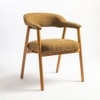 Mustard Beech Wood Dining Chair