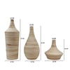 Classic Gourd Shape Ceramic Vase Trio