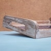 Ireka Home Bhojan Wooden Serving Tray with Enamel
