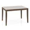 Emry Rectangular Statuario Ceramic 4 Seater Dining Table With Clarke Dining Chair