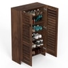 Bluewud Wimzoe Engineered Wood Shoe Racks In Brown Maple Finish