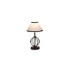 Annie Multicolor cotton Table lamp with Iron Base