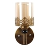 Eliante Modern Wall Lights Mild Steel & Glass Material Antique & Champaign Finish