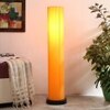 Charo Yellow Cotton Shade Floor Lamp