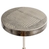 Arcana Metal Side Table in Black & Silver Colour