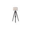Hubble Tripod Floor Lamp Colour Cotton White Drum Shade