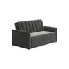 Hajel 3 Pull Out Sofa Cum Bed In Dark grey Colour
