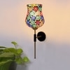 Devansh Metal Electric Wall Light in Black Colour with Multi Shade Count of 1 Light