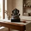 Devotional Divine Aura Shiva Statue in Brown and Gold Colour