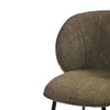 Whisper Fabric Dining Chair in Green Colour
