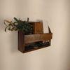 Riverdale Wooden Wall Shelf Organiser With Key Holders