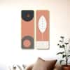 The Castle Decor Luxury Minimalist Botanical Wall Art Set of 2 19x27 Inch
