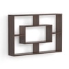 BLUEWUD Crafte Engineered Wood Wall Mount Wall Shelf, Display Rack (Wenge)