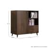 Hexa Engineered Wood Bookshelf Multipurpose Storage Rack in Flower Wenge Colour