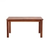 Neptune Solid Wood Dinning Table in Natural Finish