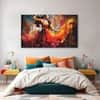 The Castle Decor Dance Art Wall Painting Wooden Framed Digital Painting 27x48 Inch (Style 1)