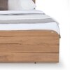 Vienta Engineered Wood Queen  Size Bed With Box Storage (Brentwood Oak Brown Finish)