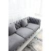Norman Fabric Sofa - Grey