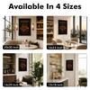 The Castle Decor Whiskey Glass Half Empty Wall Art Framed Painting 20x30 Inch