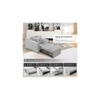 Alysha 1 Seater Fold Out Sofa cum Bed  in Light Grey Colour