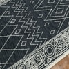 Tarragon Charcoal Solid Woven Wool 8X5 Feet Carpet