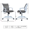 Iinea Mid Back Ergonomic Chair in Grey Colour