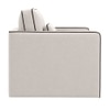 Elano Modern Premium 1 Seater Boucle  Pull Out Sofa Cum Bed with Improted Mechanism In off  White  Color