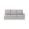 Apollo Compact Sofa (Colour : Vapour Grey, Cushion : Soft, Back Type : High Back, Seating Capacity : Left Aligned 3 Seater + Left Aligned Chaise)
