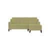 Left Aligned 2 Seater Left Aligned Chaise Lime Green Sofa Cover
