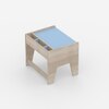 Topolino Toddler Activity Table & Chair in Oak and Light Blue